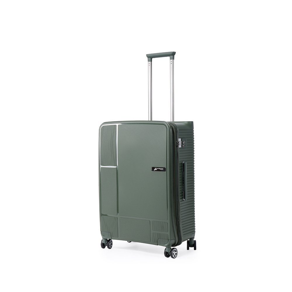 Travel Mate PP Hard Trolley 24 Inch Forest Green